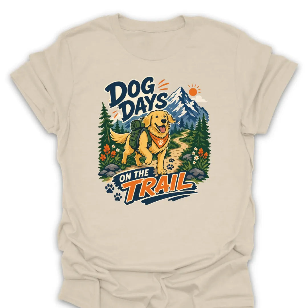 T-Shirt Natural / S Dog Days On The Trail