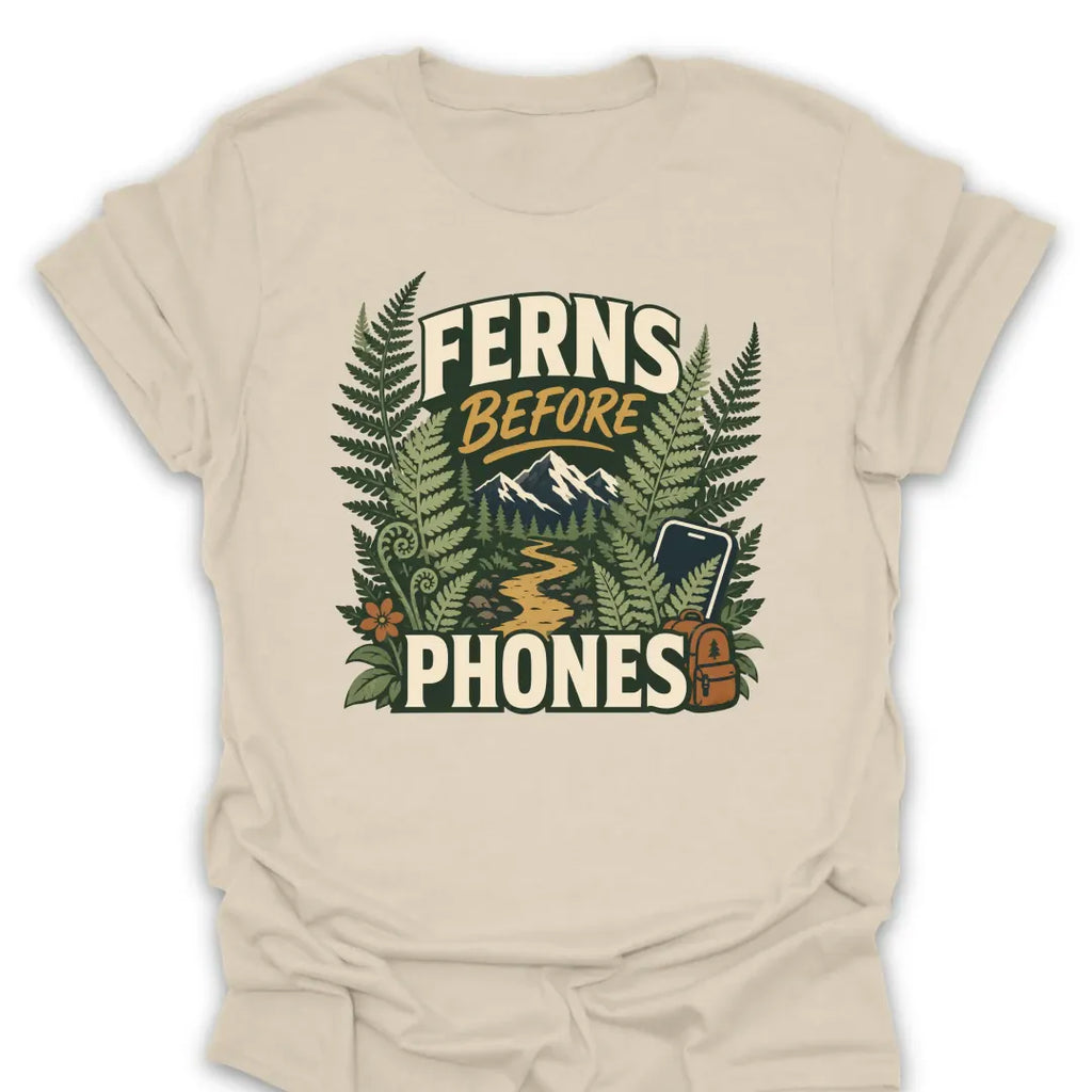 T-Shirt Natural / S Ferns Before Phones