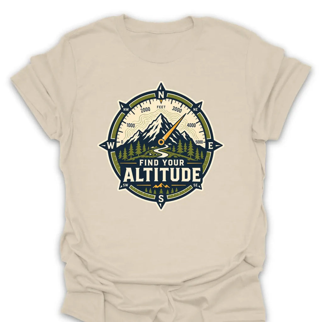 T-Shirt Natural / S Find Your Altitude T-Shirt