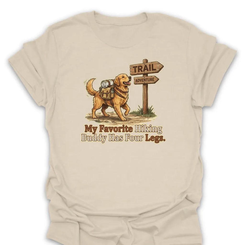 T-Shirt Natural / S Four Legged Buddy T-Shirt