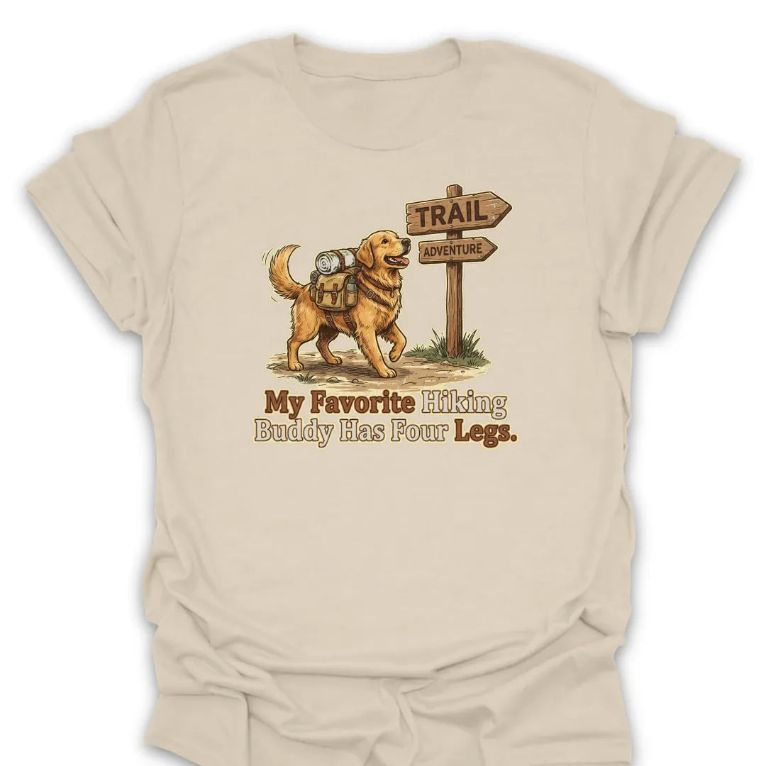 T-Shirt Natural / S Four Legged Buddy T-Shirt