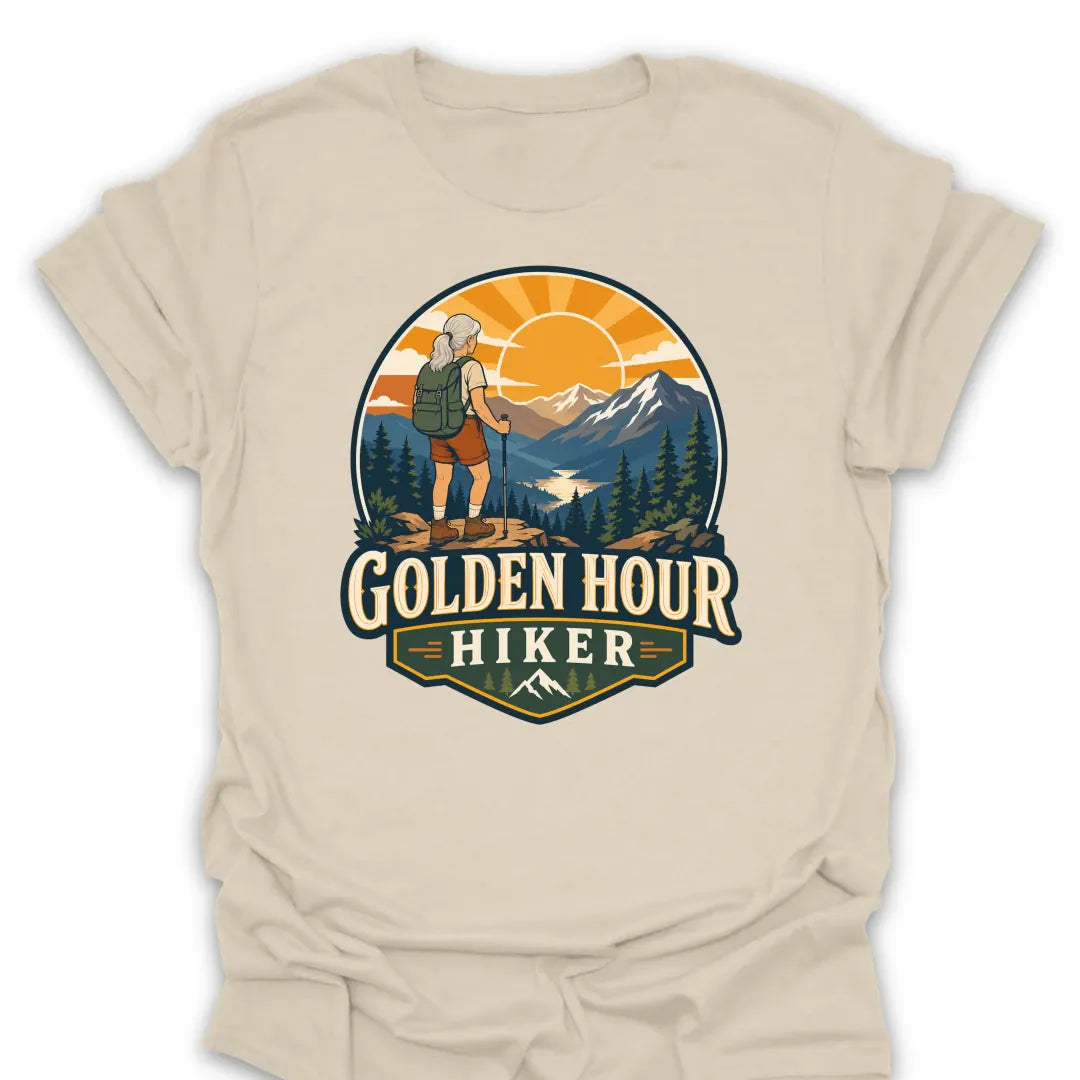 T-Shirt Natural / S Golden Hour Hiker