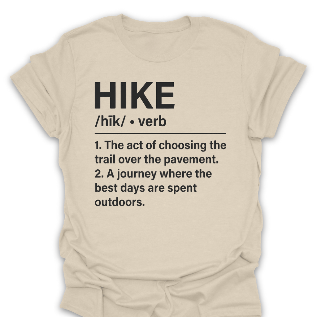 T-Shirt Natural / S Hike Definition Tee