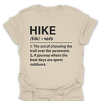 T-Shirt Natural / S Hike Definition Tee