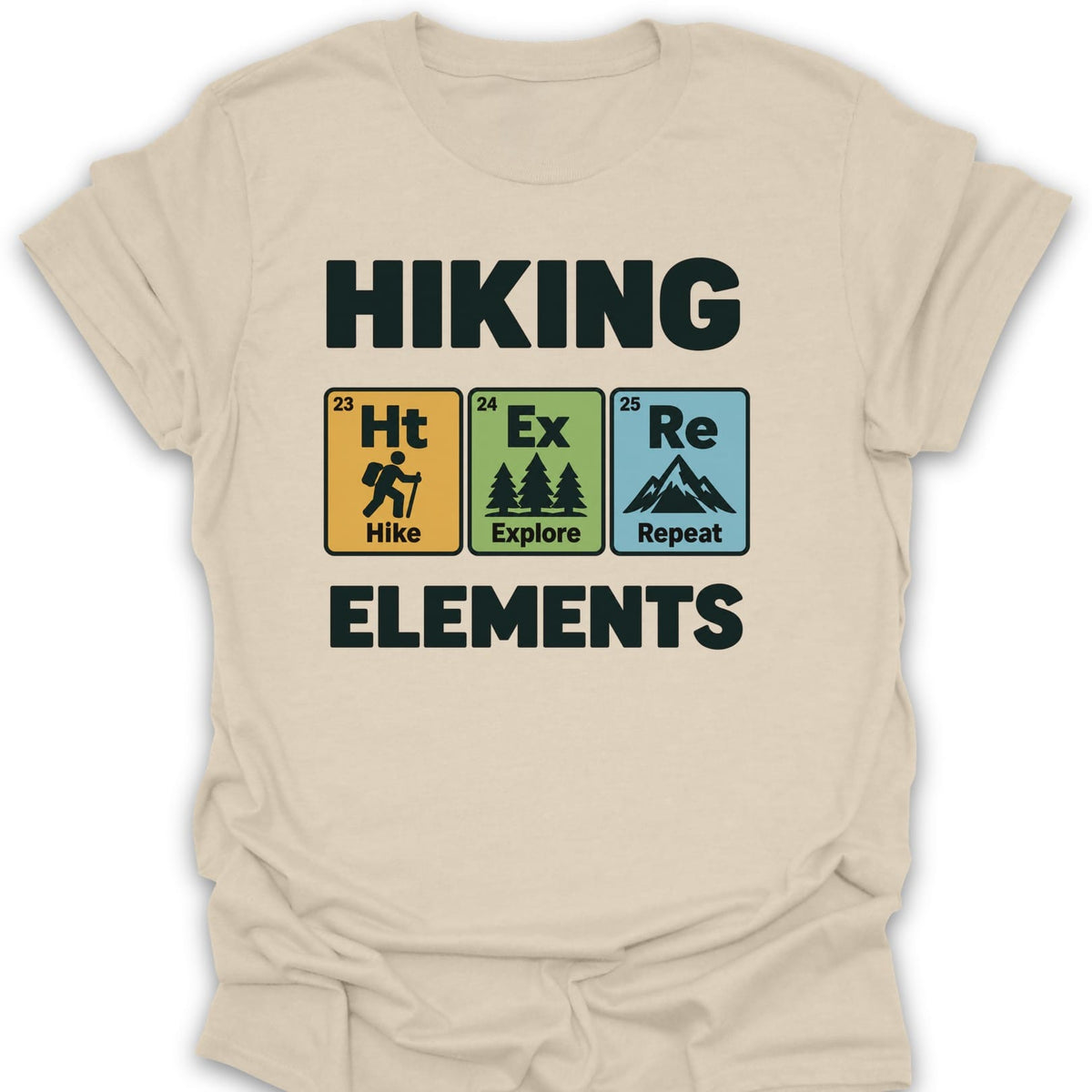 T-Shirt Natural / S Hiking Elements
