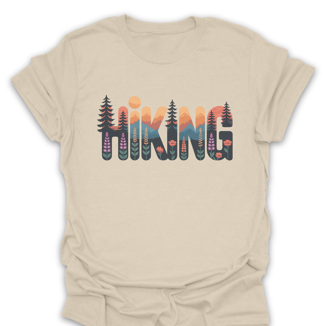 T-Shirt Natural / S Hiking Nature T-Shirt