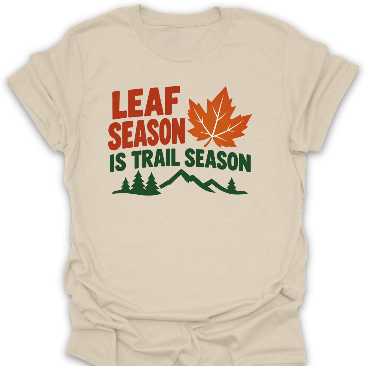 T-Shirt Natural / S Leaf Trail Season