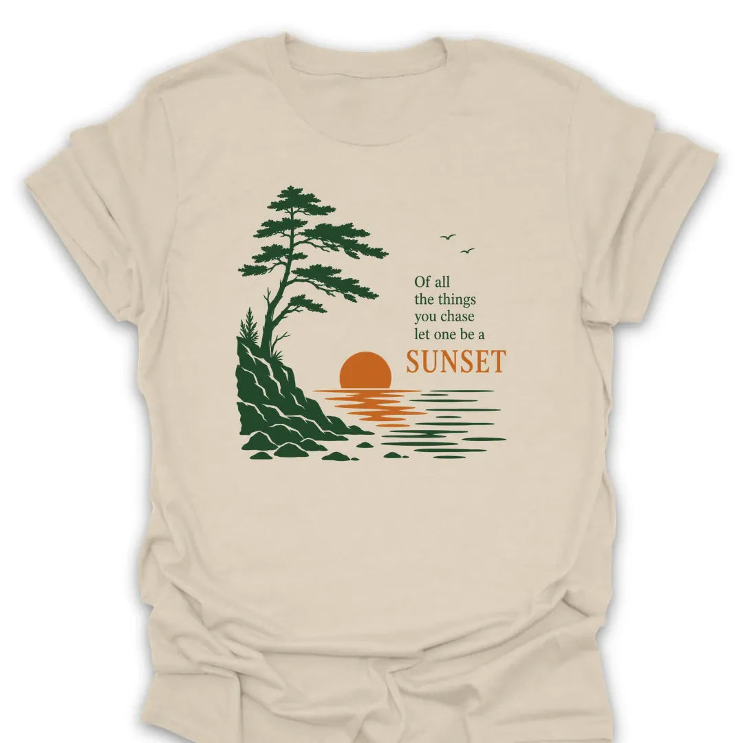 T-Shirt Natural / S Let One Be A Sunset T-Shirt