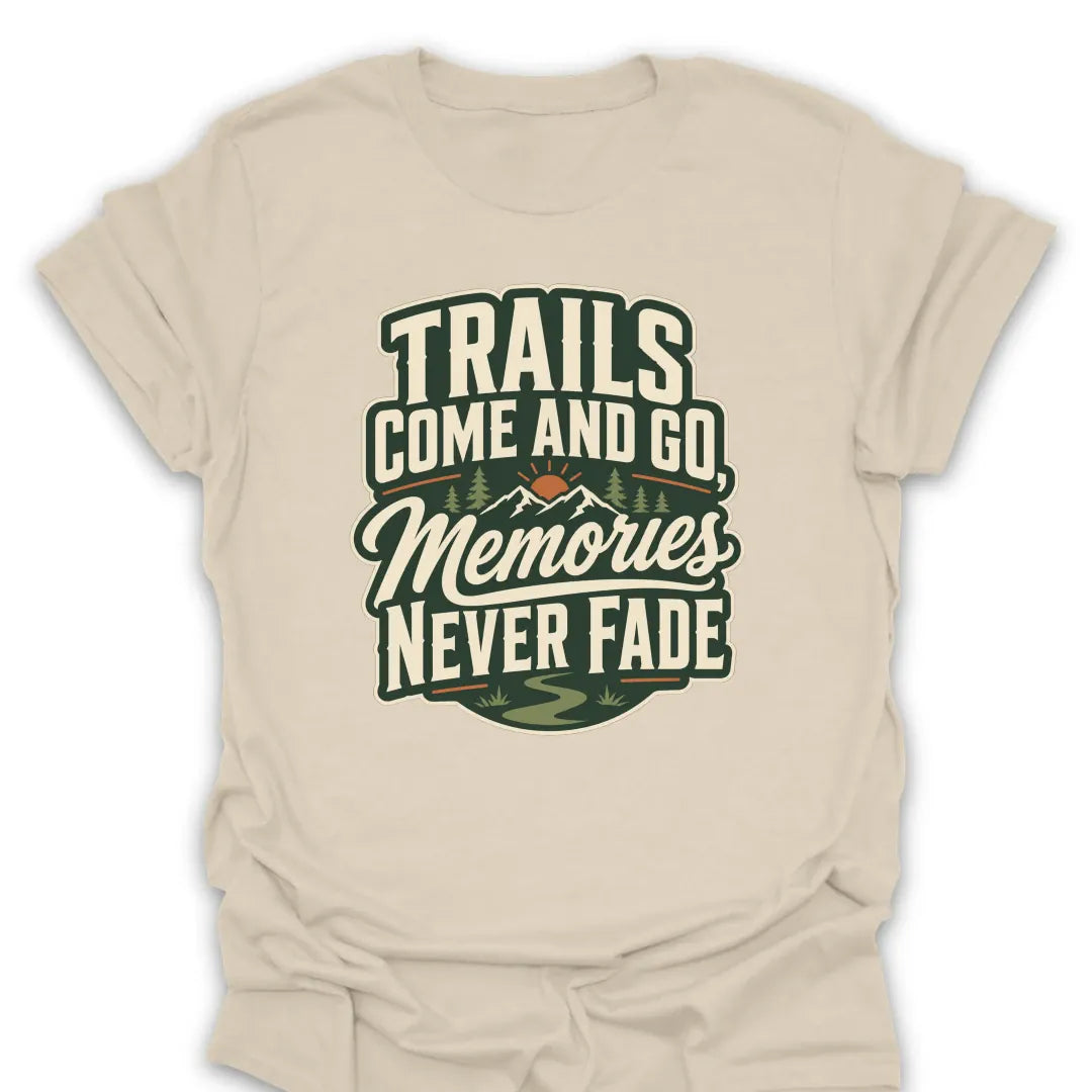 T-Shirt Natural / S Memories Never Fade Mountain Sunrise T-Shirt