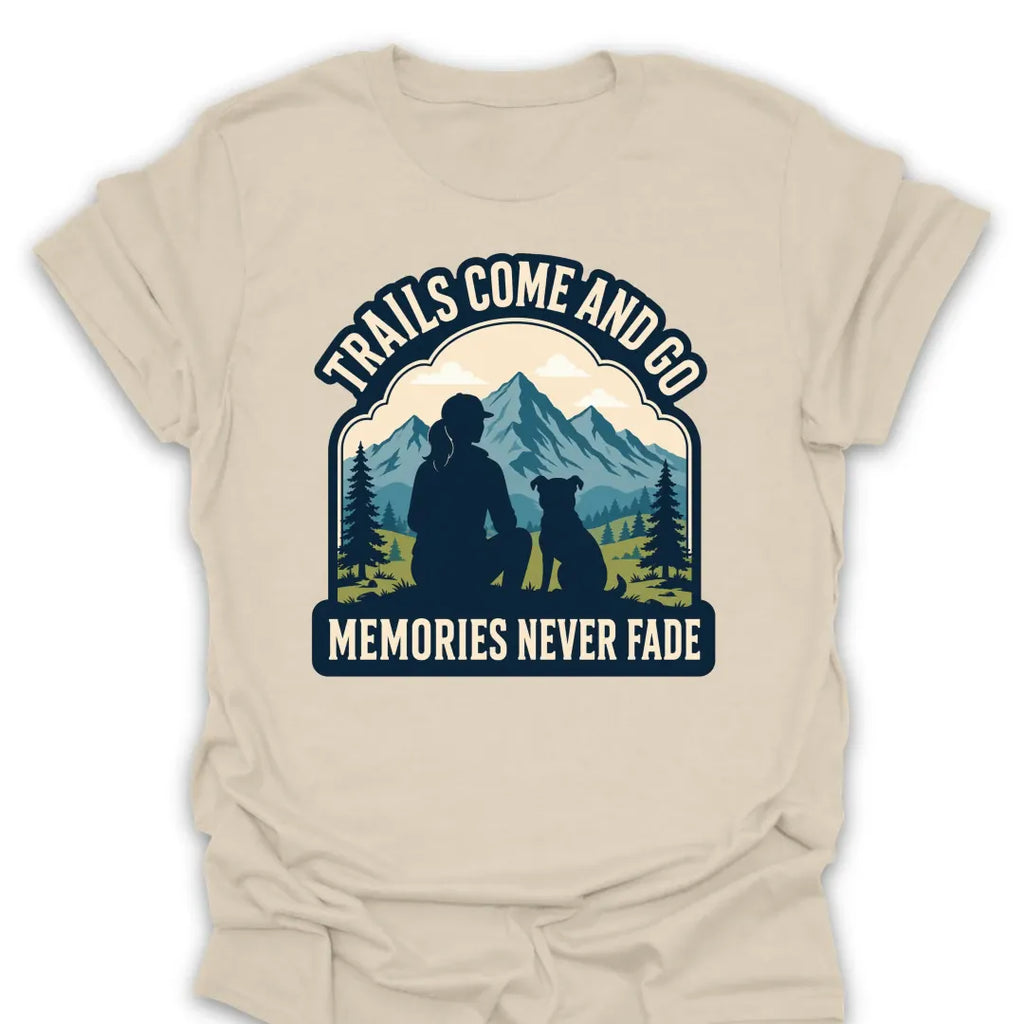 T-Shirt Natural / S Memories Never Fade Mountain T-Shirt
