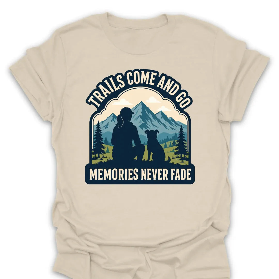 T-Shirt Natural / S Memories Never Fade Mountain T-Shirt