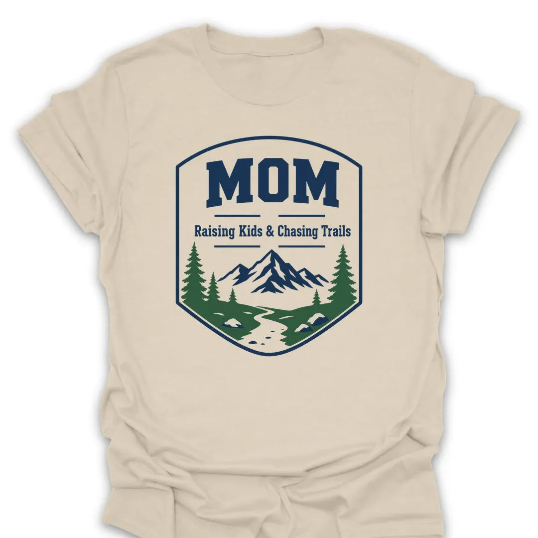 T-Shirt Natural / S MOM Kids & Trails