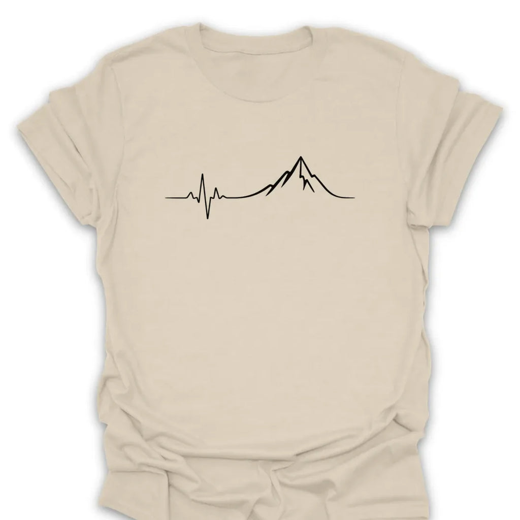 T-Shirt Natural / S Mountain Heartbeat Tee