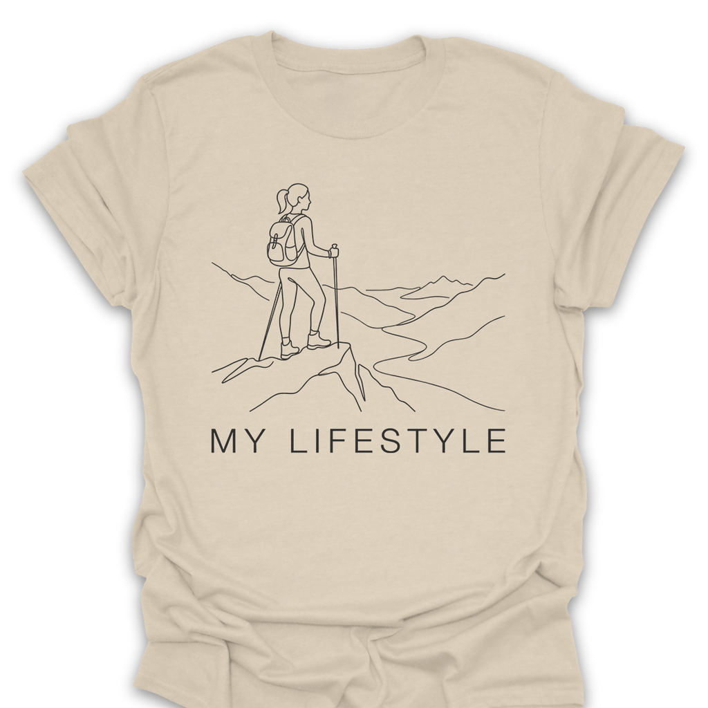 T-Shirt Natural / S My Lifestyle Hiking Tee