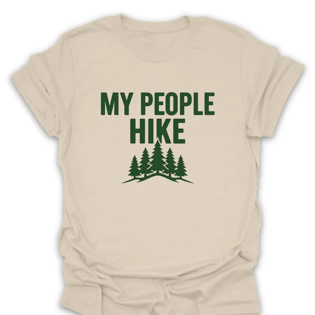T-Shirt Natural / S my-people-hike_green
