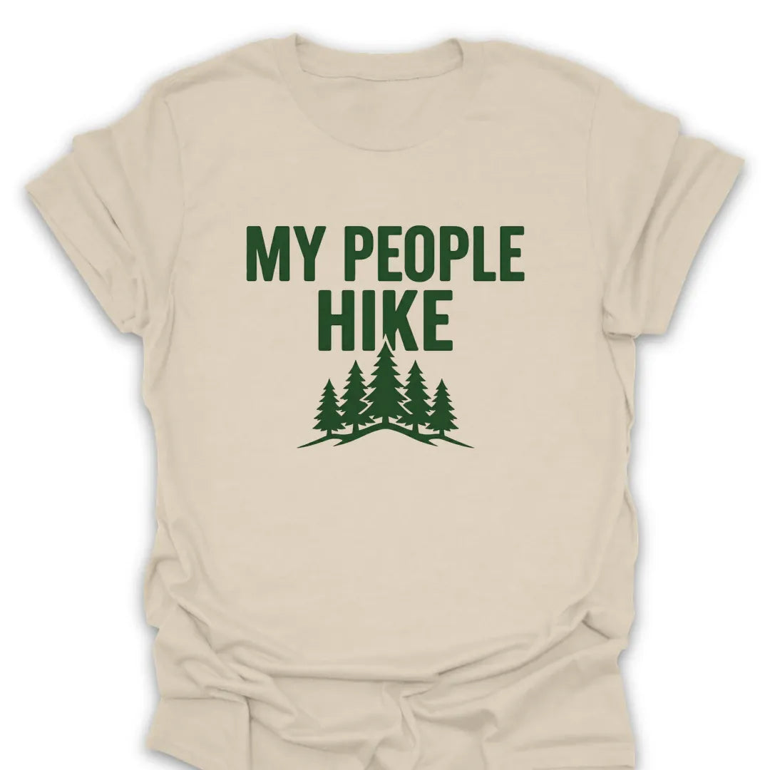 T-Shirt Natural / S my-people-hike_green