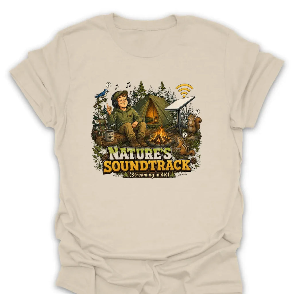 T-Shirt Natural / S Natures Soundtrack at 4K T-Shirt