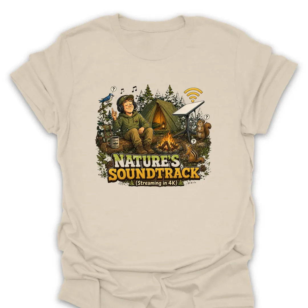 T-Shirt Natural / S Natures Soundtrack at 4K T-Shirt