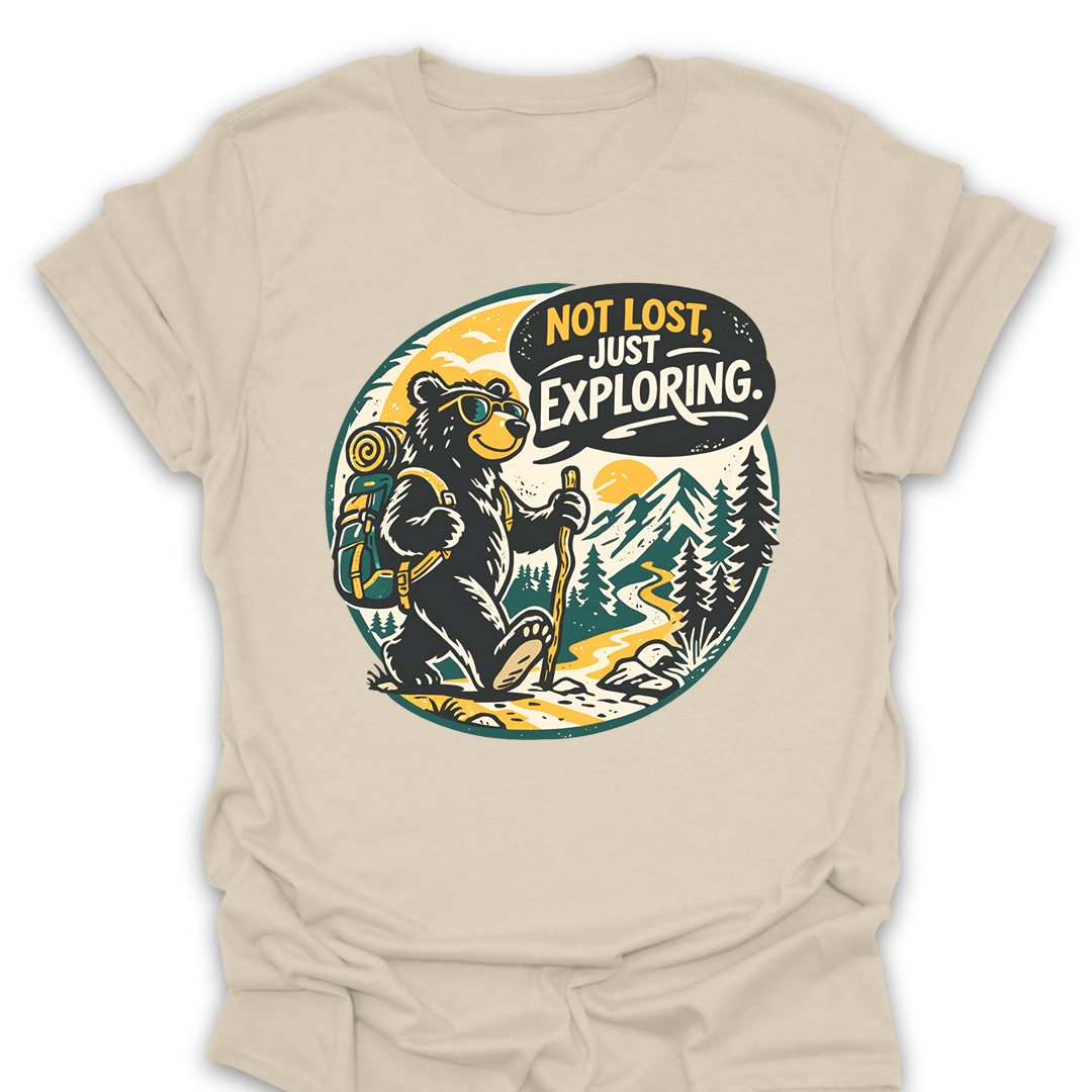 T-Shirt Natural / S Not Lost Exploring Tee