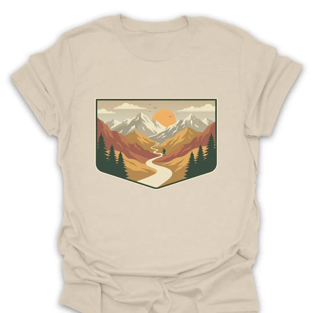 T-Shirt Natural / S One Trail At A Time Tee