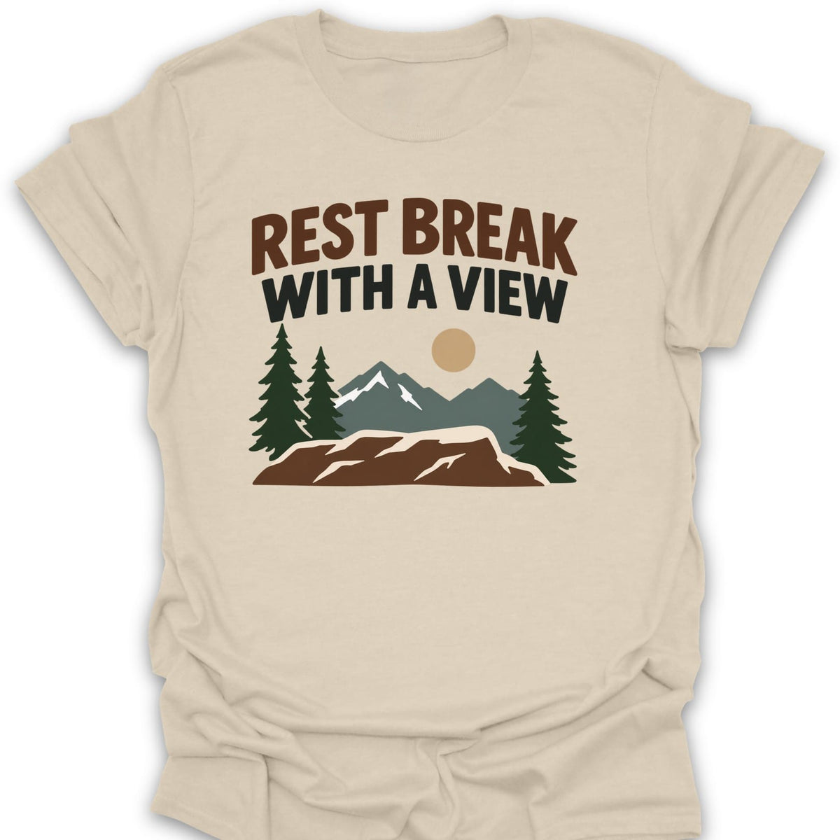 T-Shirt Natural / S Rest Break View
