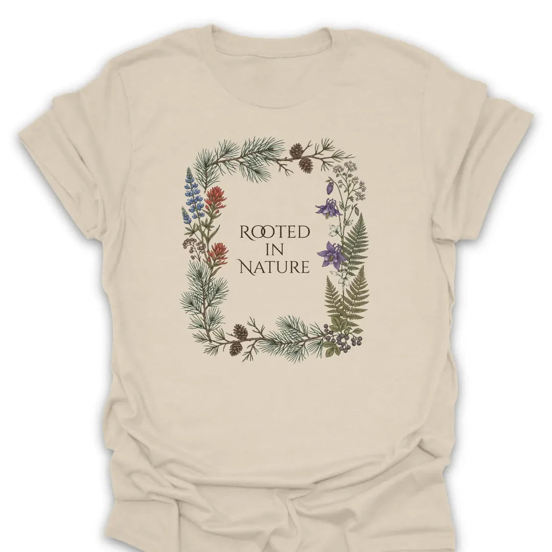 T-Shirt Natural / S Rooted In Nature T-Shirt