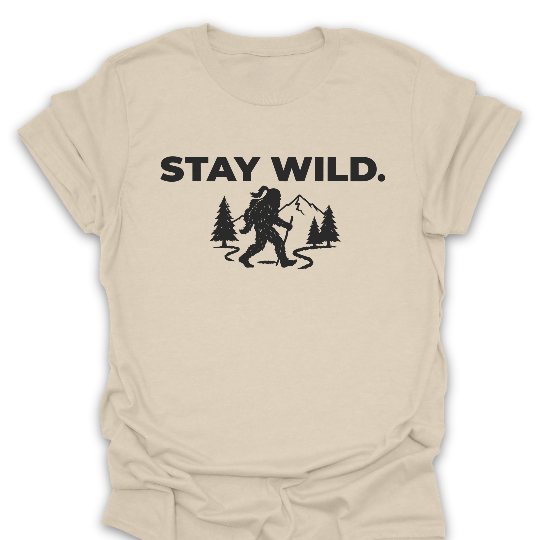 T-Shirt Natural / S Stay Wild T-Shirt