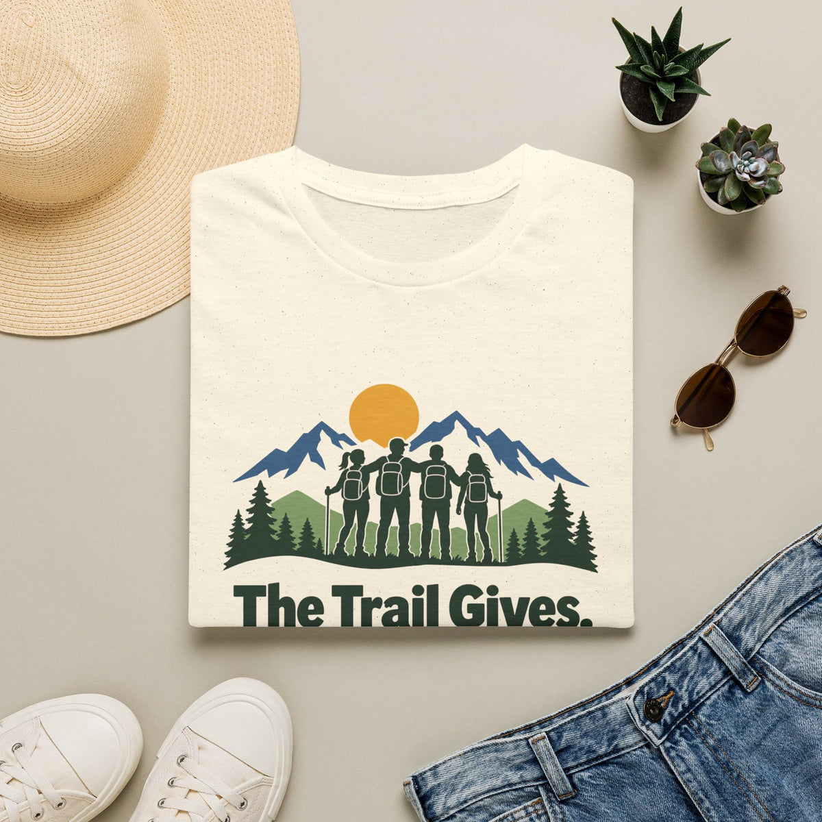 T-Shirt Natural / S Strong Trail Community