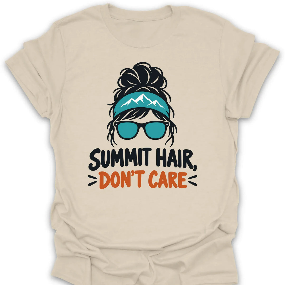 T-Shirt Natural / S Summit Hair Don't Care