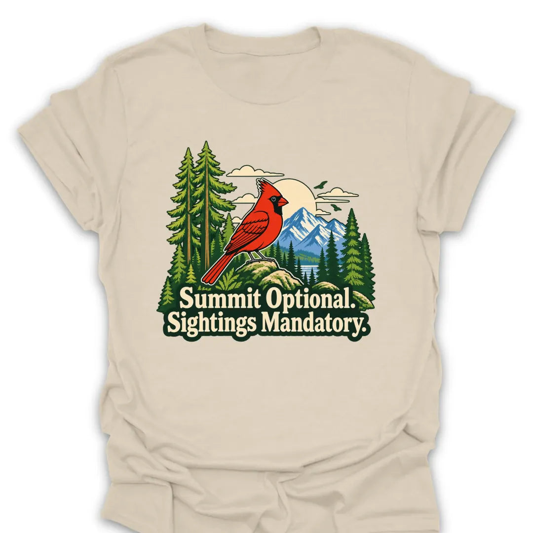 T-Shirt Natural / S Summit Optional Cardinal Mandatory