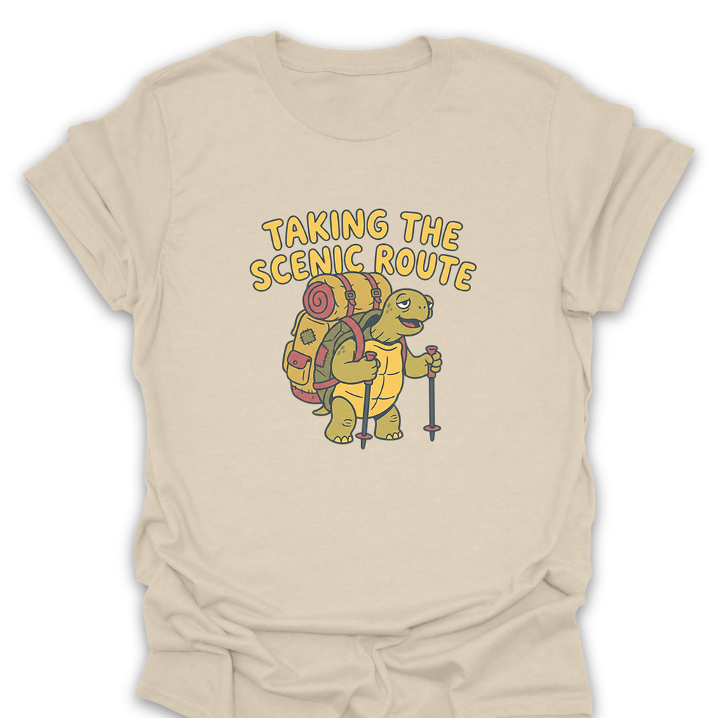 T-Shirt Natural / S Taking the Scenic Route T-Shirt