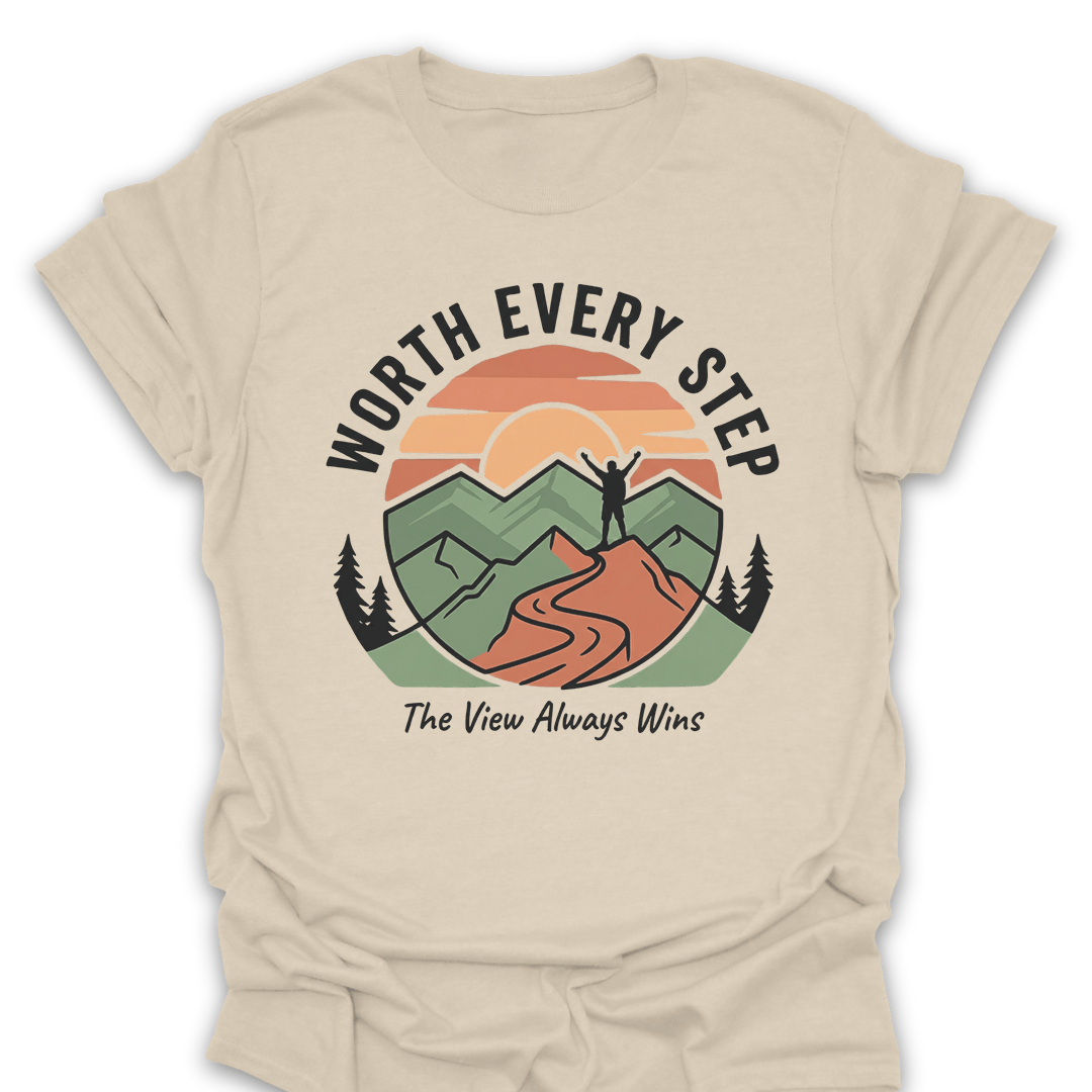 T-Shirt Natural / S The View Always Wins T-Shirt