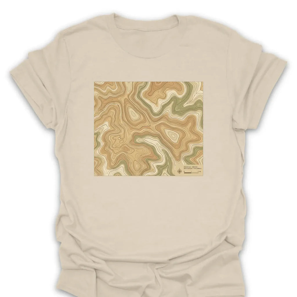 T-Shirt Natural / S Topographic T-Shirt