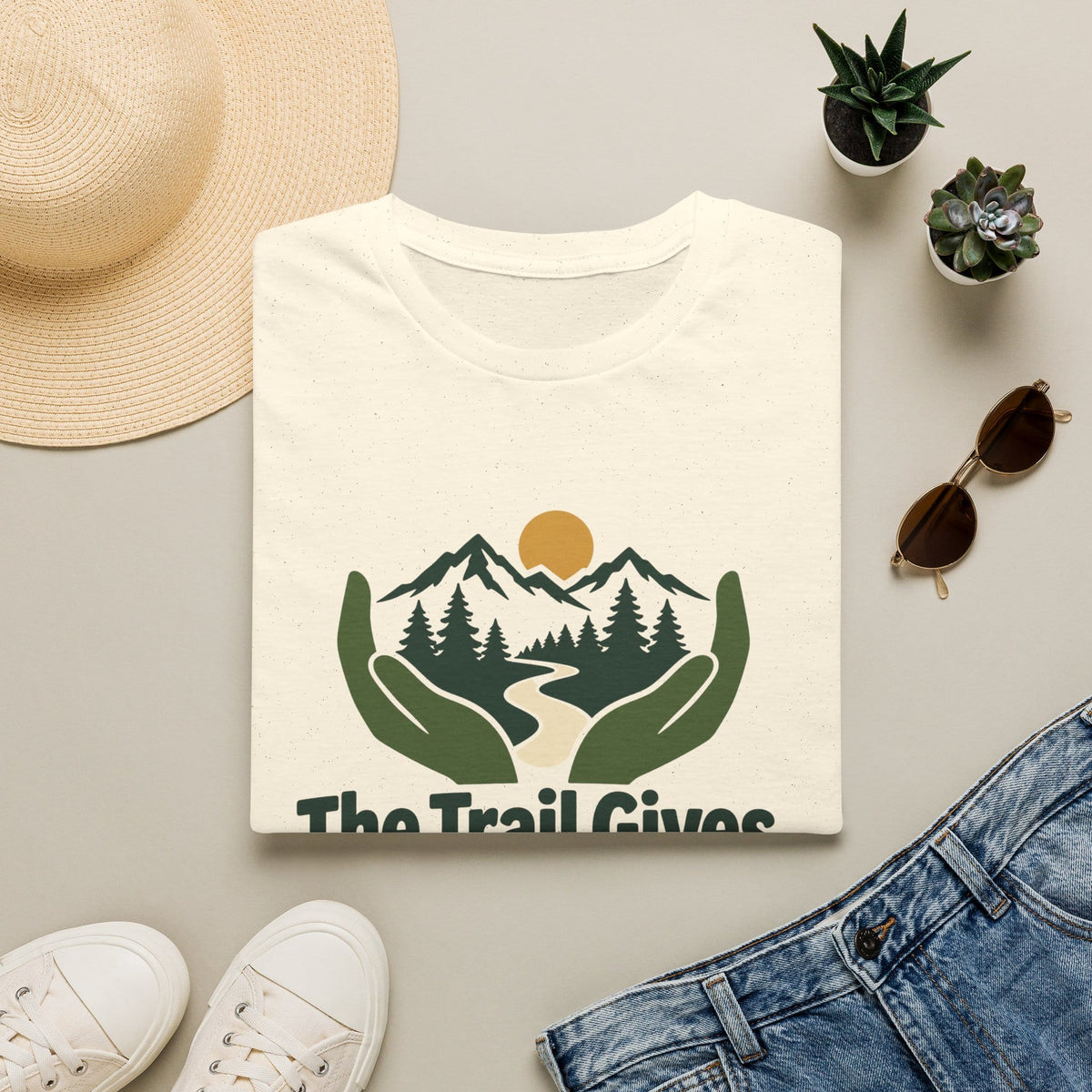 T-Shirt Natural / S Trail Gives Back