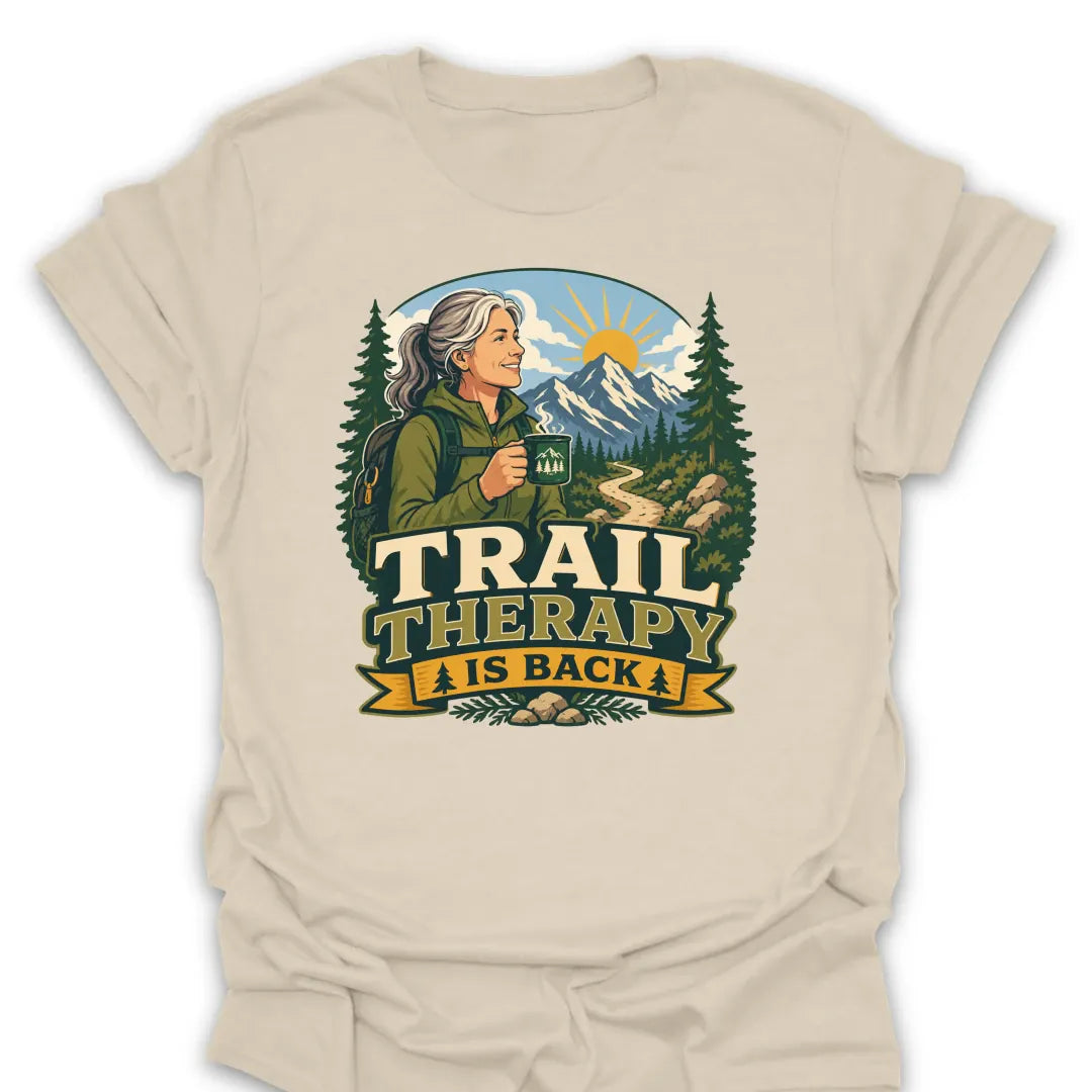 T-Shirt Natural / S Trail Therapy Is Back