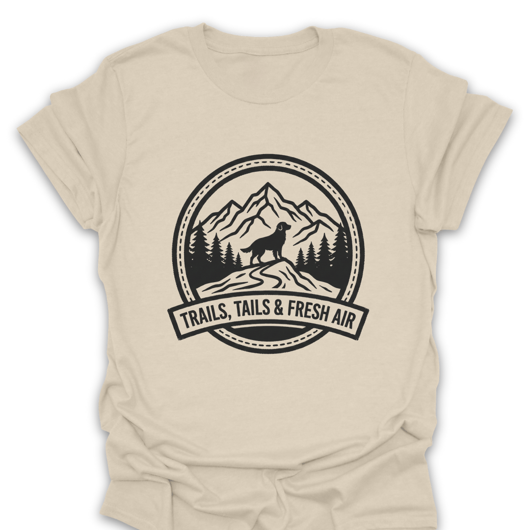 T-Shirt Natural / S Trails Tails & Fresh Air T-Shirt