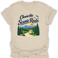 T-Shirt Natural / S Winding Path