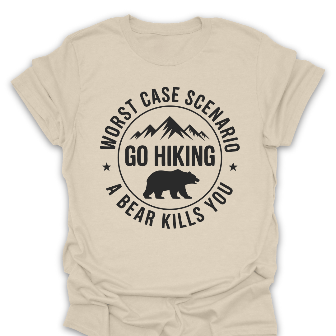 T-Shirt Natural / S Worst Case Scenario Bear Tee