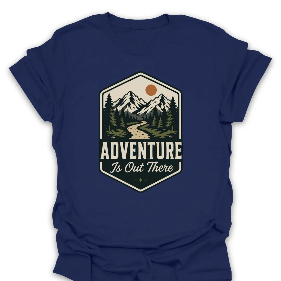 T-Shirt Navy / S Adventure Is Out There T-Shirt
