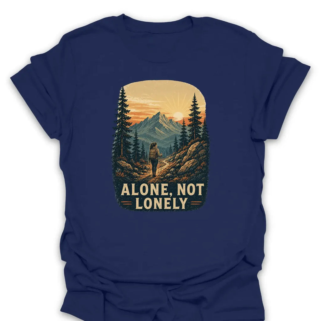 T-Shirt Navy / S Alone Not Lonely T-Shirt