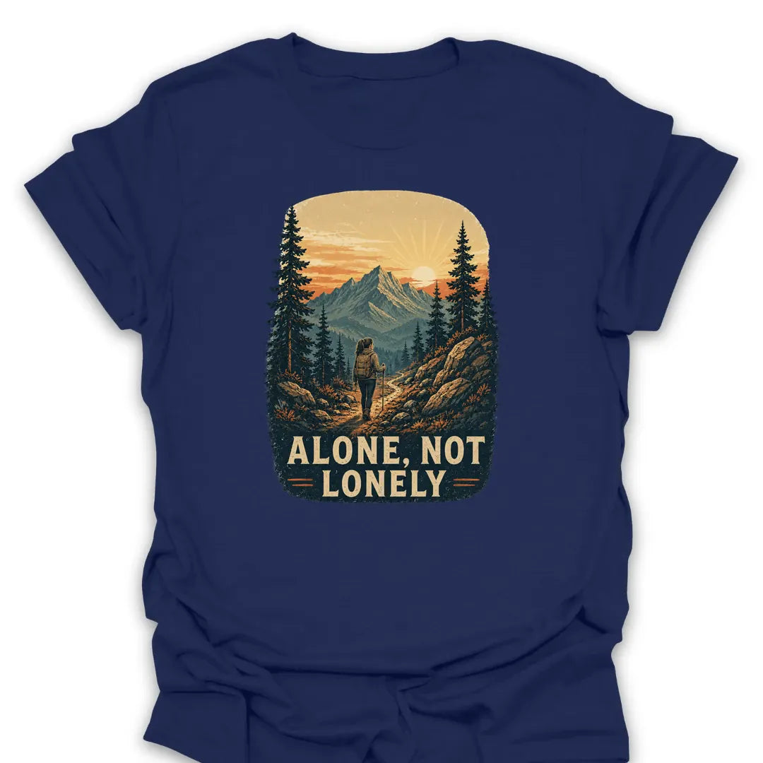 T-Shirt Navy / S Alone Not Lonely T-Shirt
