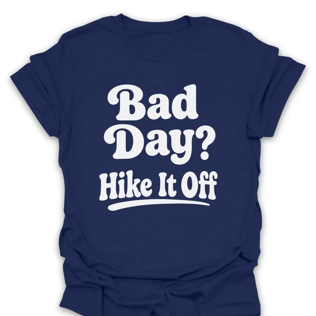 T-Shirt Navy / S Bad Day Hike It Off Retro T-Shirt