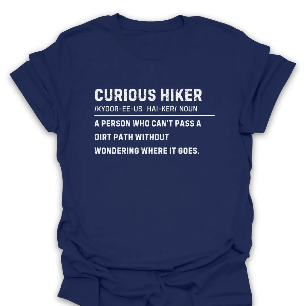 T-Shirt Navy / S Curious Hiker Definition T-Shirt