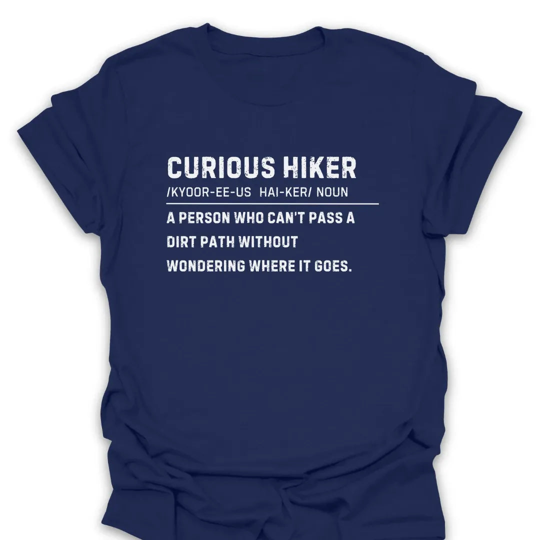 T-Shirt Navy / S Curious Hiker Definition T-Shirt