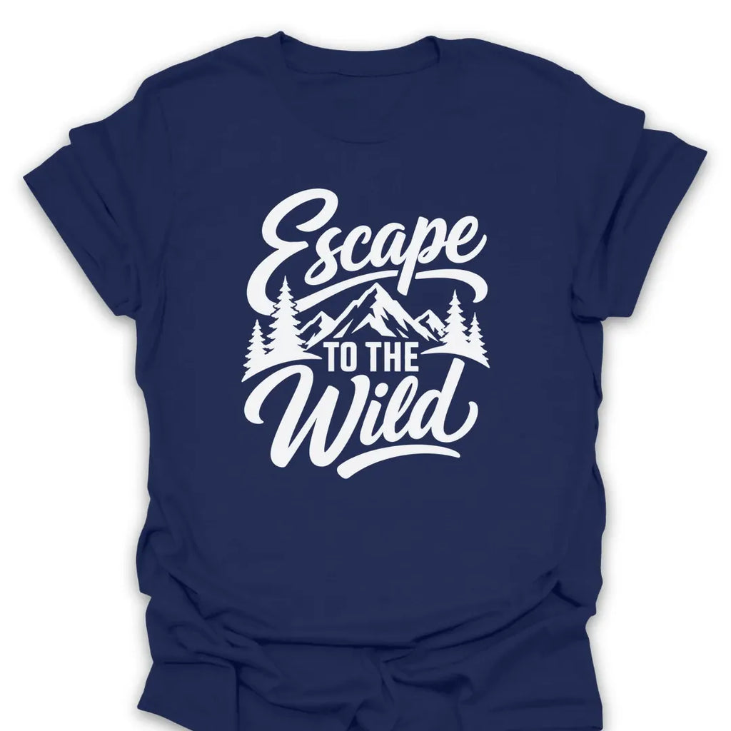 T-Shirt Navy / S Escape To The Wild Mountain T-Shirt