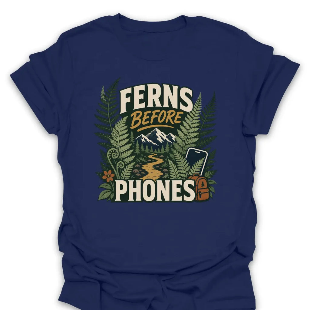 T-Shirt Navy / S Ferns Before Phones