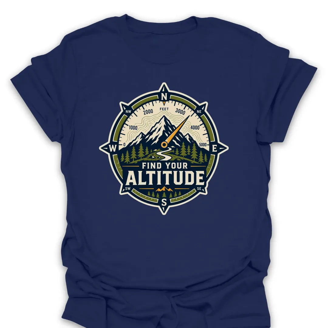 T-Shirt Navy / S Find Your Altitude T-Shirt