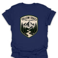 T-Shirt Navy / S Follow Trails - Not Crowds T-Shirt