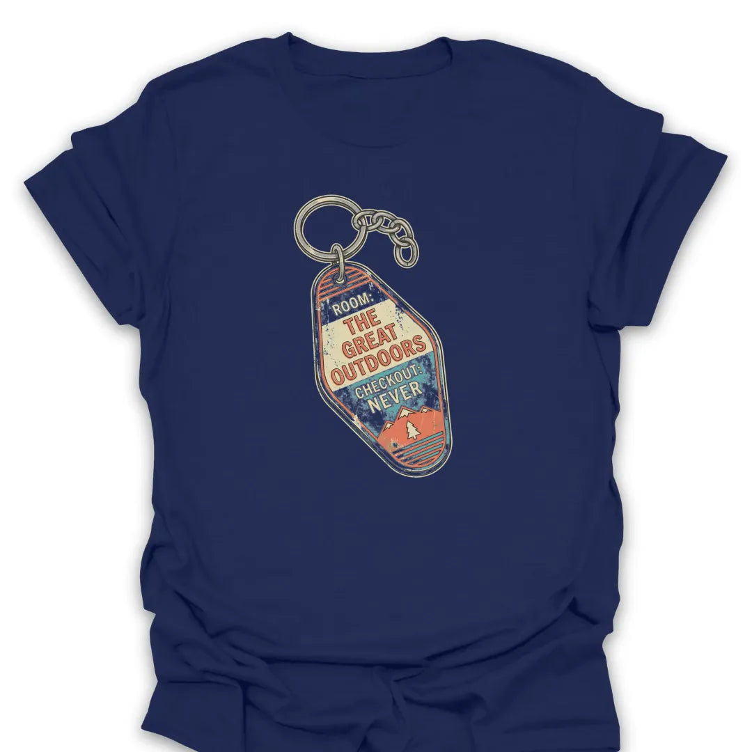 T-Shirt Navy / S Great Outdoors Keychain T-Shirt