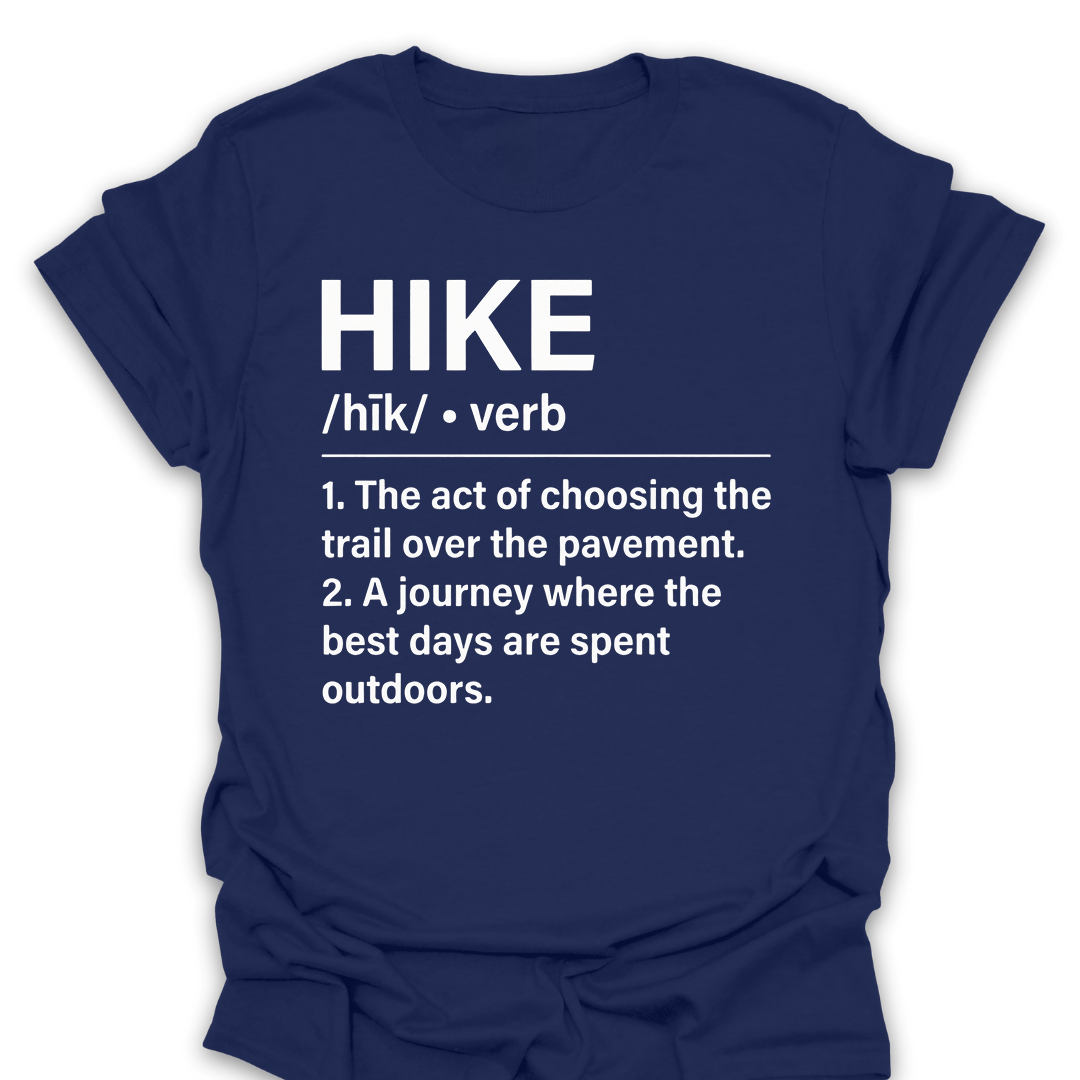 T-Shirt Navy / S Hike Definition Tee